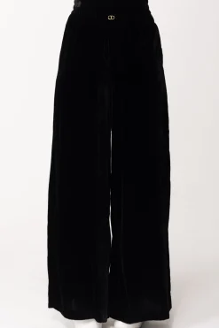 Twin-set Pantaloni In VellutoNERO