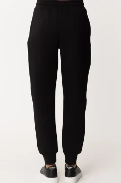 Twin-set Pantaloni Jogging Logati In ScubaNERO