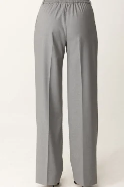 Twin-set Pantaloni Wide Leg con PincesGRIGIO MEL.MEDIO