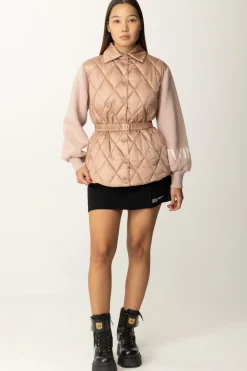 Twin-set Piumino Trapuntato con Maniche In MagliaDUNA