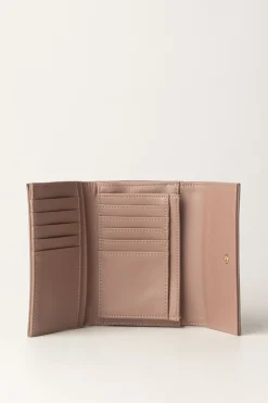 Twin-set Portafoglio Medio In Similpelle MartellataCARILLON ROSE'