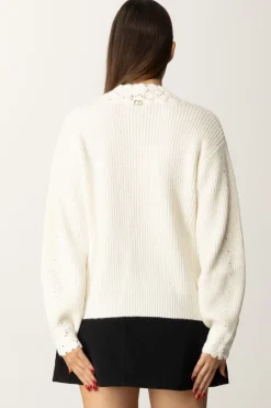 Twin-set Pullover con RicamoNEVE