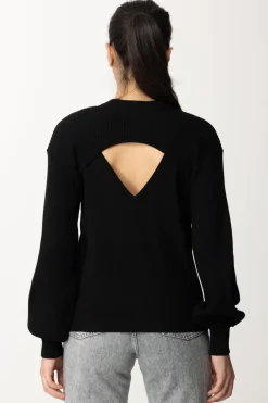 Twin-set Set Top e Coprispalle In MagliaNERO