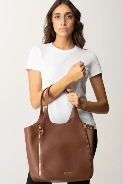 Twin-set Shopper Bag con Doppio ManicoCUOIO