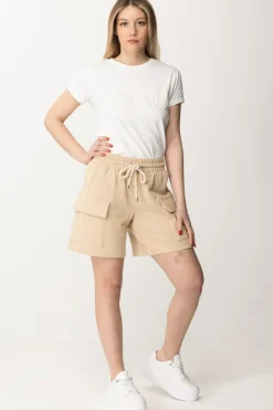 Twin-set Shorts con LogoALMOND MILK