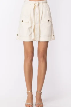 Twin-set Shorts con Tasconi e FusciaccaANTIQUE WHITE