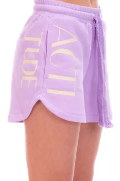 Twin-set Shorts In Felpa ActitudePASTEL LILAC
