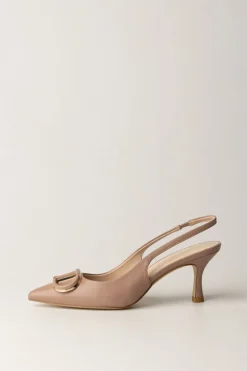 Twin-set Slingback con LogoLES BEIGES