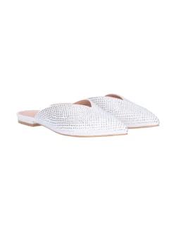 Twin-set Slippers a Punta con StrassSTRASS CRYSTAL