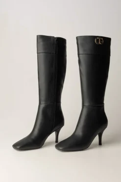 Twin-set Stivali Alti con Punta SquadrataNERO