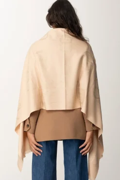 Twin-set Stola con Stampa LogoLIGHT NUDE