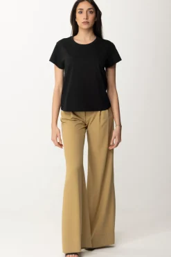 Twin-set T-shirt con Cut-out Sul RetroNERO